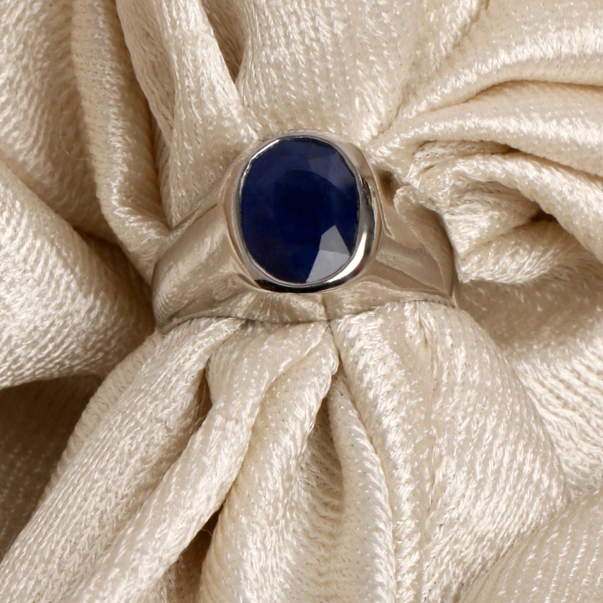 Three Stone Round Blue Sapphire Ring with Prong and Channel Set Round Side  Diamonds (1.50cttw) AAAA Quality