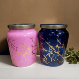 Mithilashri Decorative Storage Jar- Set of 2 (600 ml)