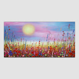 Colorful Flower Abstract Canvas Wall Painting & Arts