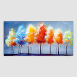 Colourful Tree Painting & Art