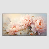 Beautiful White and Pink Canvas Wall Painting