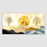 Abstract Tree Canvas Wall Painting