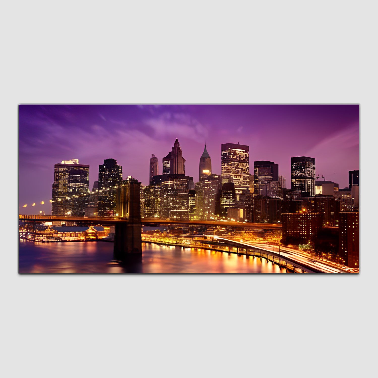 New Yourk City Beautiful Canvas Wall Painting