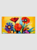 Beautiful Abstract Flower Canvas Wall Painting & Arts