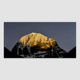 Beautiful Mountain with Snow and Sunlight Canvas Wall Painting