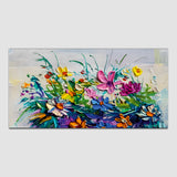 Colorful Flower Abstract Wall Painting & Arts