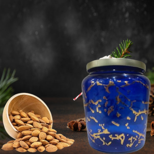 Mithilashri Decorative Blue Storage Jar(600 ml)