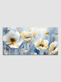 White Flower Canvas Wall Painting & Arts