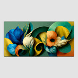 Beautiful Colorful Flower Canvas Wall Painting & Arts