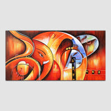 Lord Ganesha Modern Art Premium Wall Painting