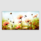 Beautiful Pink and White Canvas Wall Painting