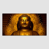 Golden Lord Buddha wall Painting