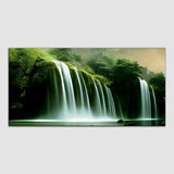 Beautiful Waterfall with Tree Canvas Wall Painting