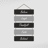 Positive Vibes Quotes Designer Wooden Wall Hanging