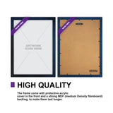 Beautiful Thoughts with Premium Set of 4  Wall Frames