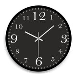 Black and White Modern Wall Clock