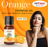 Orange  Essential Oil For Skin, Hair Care, Home Fragrance, Aroma Therapy 15ml (Pack of 2)