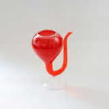 Mithilashri Borosilicate Heart Goblet with built-in straw (300 ml)