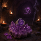 Amethyst Sterling Silver Ring – Lab Certified | 92.5% Pure | Adjustable