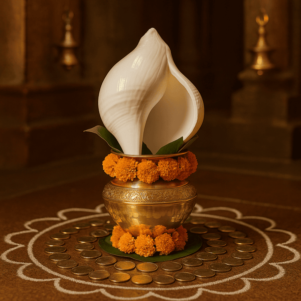 Dakshinavarti Shankh |  Symbol of Prosperity & Auspiciousness