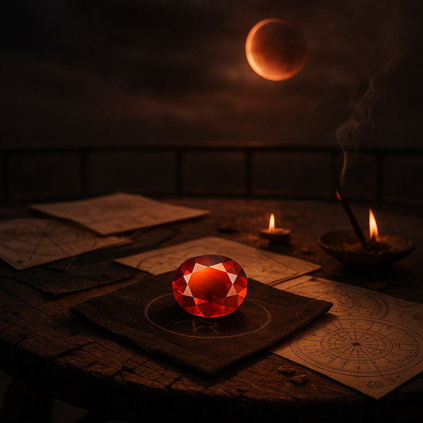 Hessonite (Gomed) – Natural Certified Gemstone for Rah