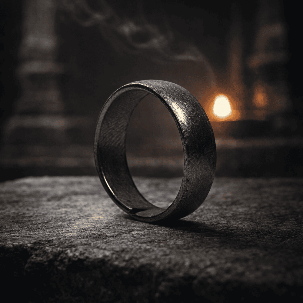 Ship Nail Ring (Shani Ring) for Protection, Stability & Saturn Balance