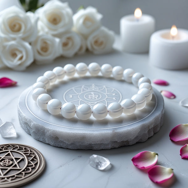 White Agate Bracelet