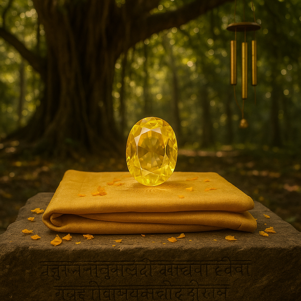 Yellow Sapphire (Pukhraj) – Natural Certified Gemstone for Jupiter