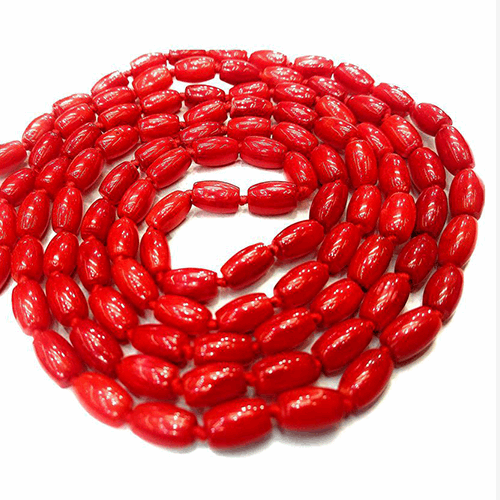 Coral (MOONGA) Mala - 108 Beads