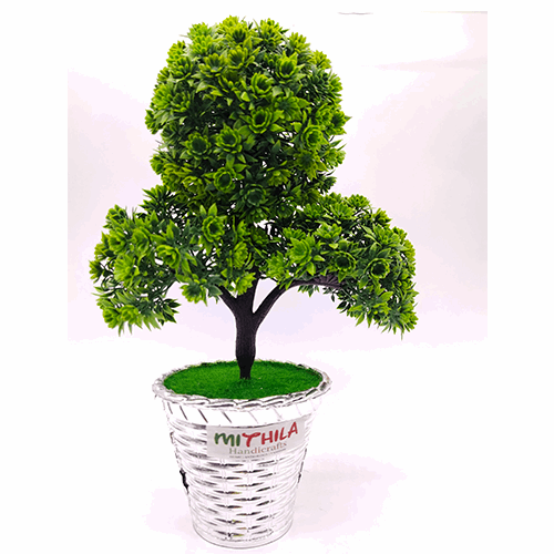 Interior Home Decor  Artificial Plant with Plastic Pot and Cute  for Home, Office, Garden Decoration