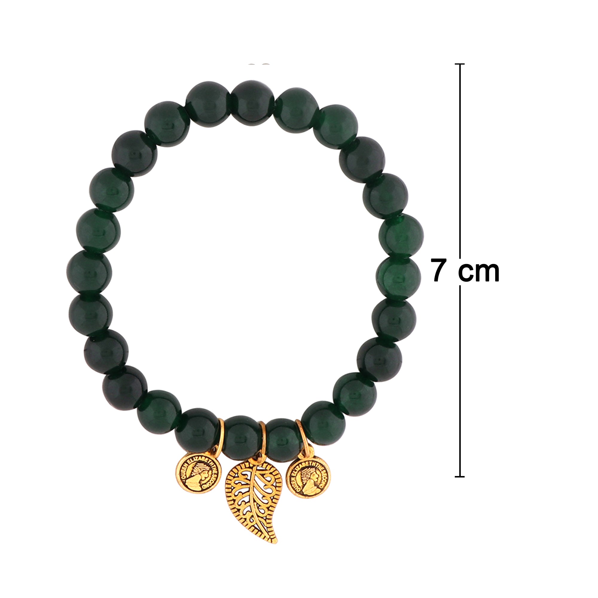 Green Jade With Pendant Bracelet  Natural Gemstone