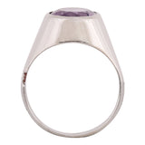 AMETHYST KATELA Sterling Silver (92.5% Purity) Ring Lab Certified  ADJUSTABLE RING