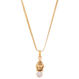 Nav Durga with Zircon Pendant Panchdhatu with chain Natural Gemstone Lab Certified for Men and Women