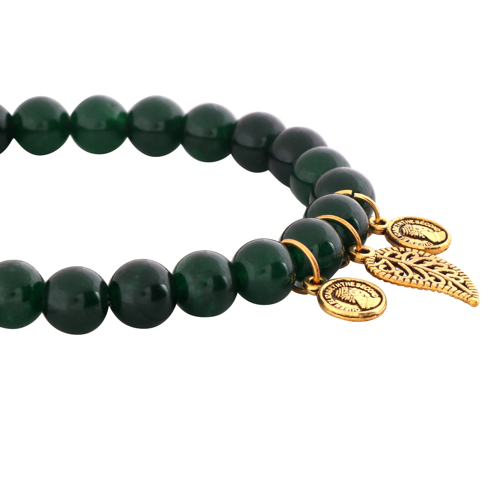 Green Jade With Pendant Bracelet  Natural Gemstone