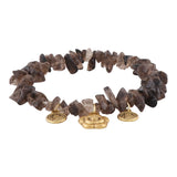 Sulemani agate With Pendant Stretchable Bracelet Natural Gemstone