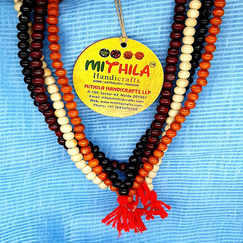 JAP MALA (Set of 4) Multi Colour - 108 Beads in each mala - 8mm