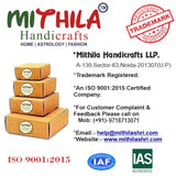 Mithilashri SPHATIK KANTHA | Big size beads 16 mm| Sphatik Mala | Crystal Quartz Mala | Jap Mala | Natural & Certified 35+1 Beads | Sphatik mala 16mm