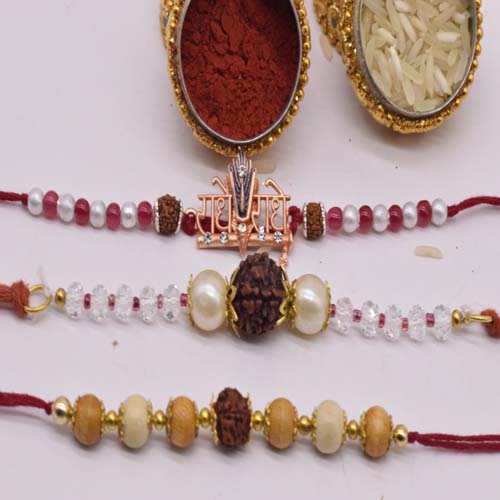 Premium Rakhi combo |rakhi for brother and bhabhi| Rakhi set| Rakhi with roli chawal | Rakhi