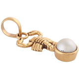 Pearl /Moti Panchdhatu Pendant with chain Natural Gemstone Lab Ceritified Pendant  for Men and Women